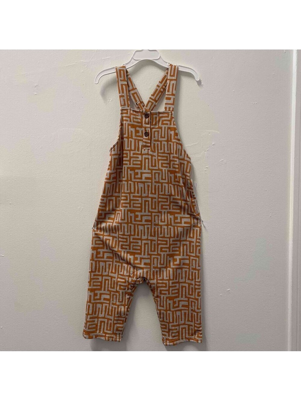 New Ade + Ayo Geometric Print Overalls, Unisex 5